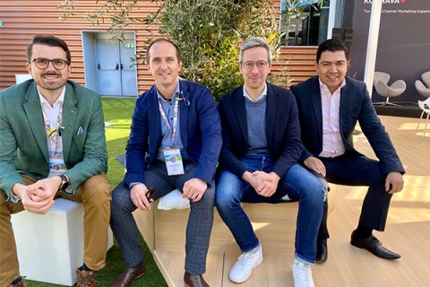 NTS Retail team at MWC 2022