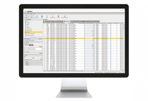 Stock overview on computer