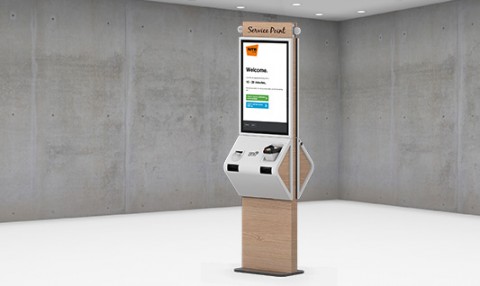 Queuing with kiosk